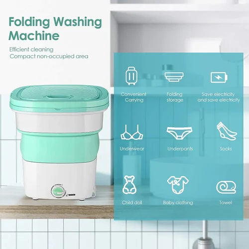 Fully Automatic Top Load Multicolor PORTABLE WASHING MACHINE